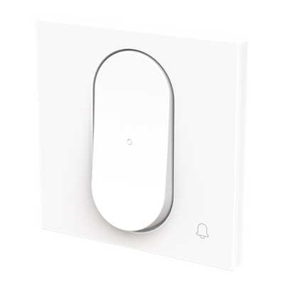 Tecla pulsador timbre c/visor BL