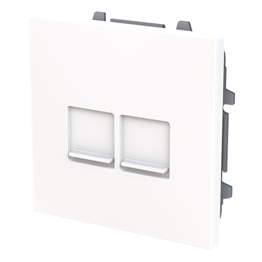 Tapa plana 2 soportes con persiana BL – Imagen 3 de 3