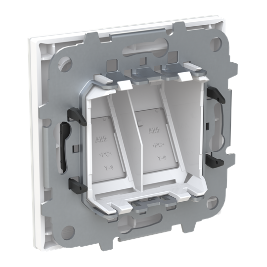 Tapa inclinada 2 sop. con persiana BL – Imagen 2 de 3