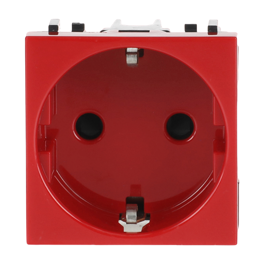 Base enchufe 2P+T Schuko especial RJ – Imagen 2 de 3