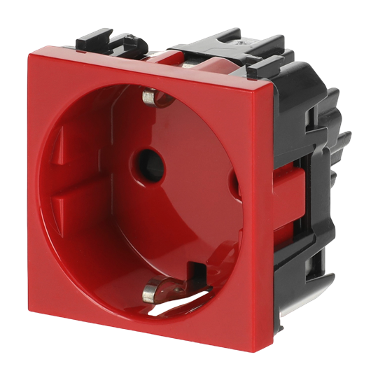 Base enchufe 2P+T Schuko especial RJ – Imagen 3 de 3