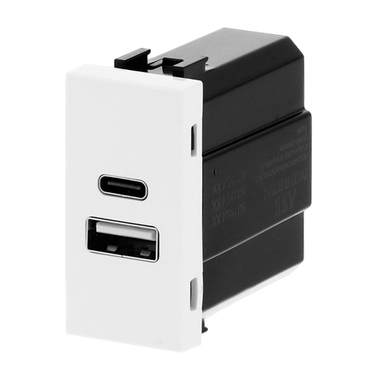 Cargador USB-A+C 15W - 1M - BL – Imagen 3 de 3