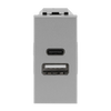 Cargador USB-A+C 10,5W - 1M - PL1