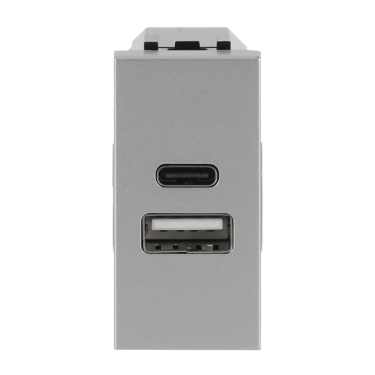 Cargador USB-A+C 10,5W - 1M - PL1