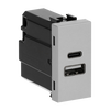 Cargador USB-A+C 10,5W - 1M - PL1