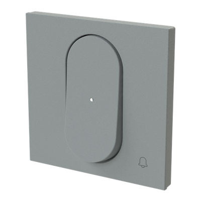 Tecla pulsador timbre c/visor GN