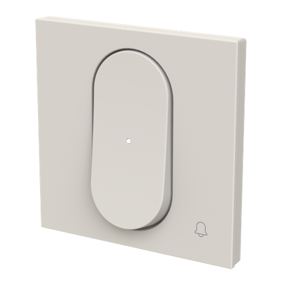 Tecla pulsador timbre c/visor DN