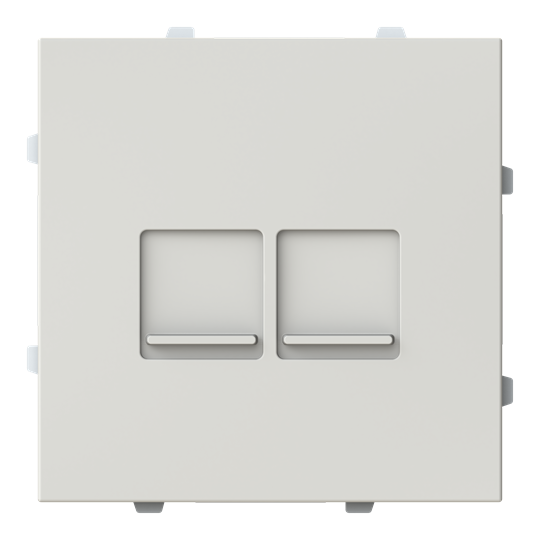 Tapa plana 2 soportes con persiana DN – Imagen 2 de 3