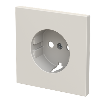 Tapa base enchufe Schuko T.T. lateral DN