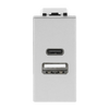 Cargador USB-A+C 15W - 1M - PL