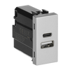 Cargador USB-A+C 15W - 1M - PL