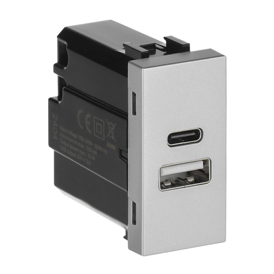 Cargador USB-A+C 15W - 1M - PL – Imagen 2 de 3