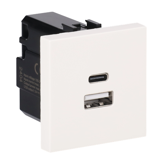 Cargador USB-A+C 15W - 2M - BL – Imagen 3 de 3