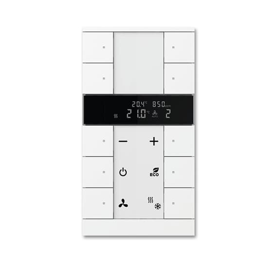 Termostato ClimaECO con hum.CO2,10can.BL