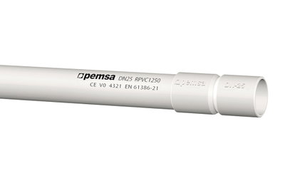 TUBO RPVC+MANGUITO DN16 GRIS