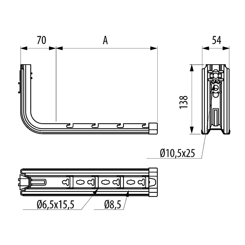 SOPORTE OMEGA UNIV S-PLUS 100 GS – Imagen 2 de 8