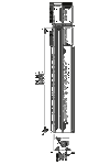 TUBO RLH1250+MANGUITO DN50 GRIS