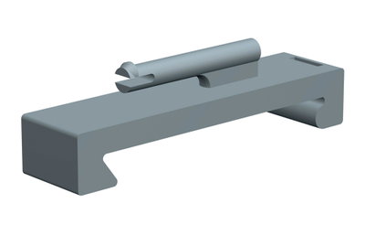 CLIP RAIL GRIS