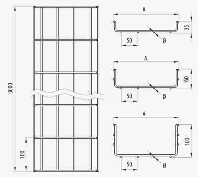 REJIBAND 35x 60 INOX304