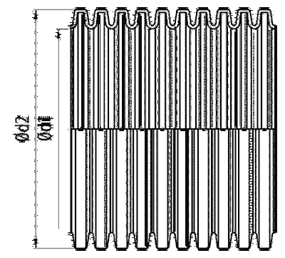 TUBO MACROFLEX DN90 NEGR