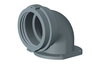 ANGULAR 90º DN95 GRIS