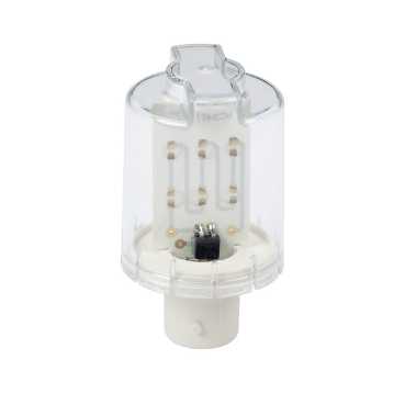 WHITE FLASHING super bright LED BULB 120 V
