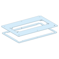 Adaptador perforado para cofret y pasillo lateral, ancho 300mm
