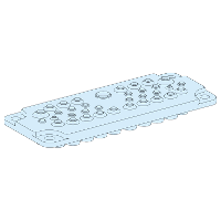 Placa pasacables con membranas 35 entradas