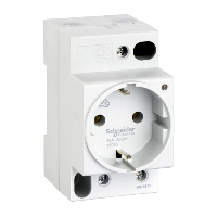 Toma con LED 16A 2 polos T VDE