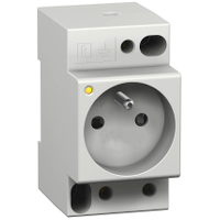 Toma PC modular 2 polos y T 16A 250 V