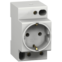 Toma PC modular 2 polos y T 16A 250 V