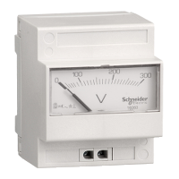 Voltímetro analógico modular VLT 0 a 300 V