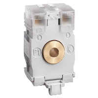 Cilindro hueco de latón Ø 12,5mm, para transformador de corriente TI