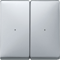 TECLA PARA MOD. UP DE 2 ELEMENTO ALUMINI