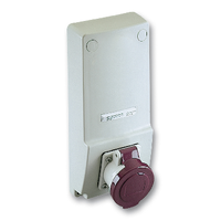 Toma Unika con interbloqueo 16A 2p 400-240 V IP44 50-60 HZ