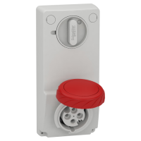 Toma Unika con interbloqueo 16A 3p+T 380-415 V IP65 50-60 HZ