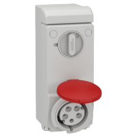 Toma Unika con interbloqueo 32A 3p+N+T 380-415 V IP44 50-60 HZ