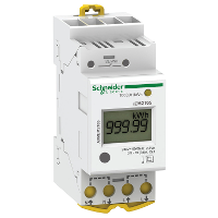Modular single phase power meter iEM2105, 230V, 63A with pulse