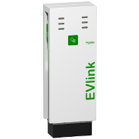 EVlink Parking, Estación de pie, 22kW, 2xT2, RFID, estación de carga