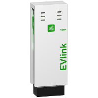 EVlink Parking, Estación de pie 7kW, 2xT2, estación de carga