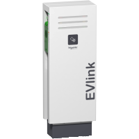 EVlink PARKING Floor Standing 7KW 2xT2 with Shutter RFID EV CHARGING STATION