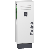 EVlink PARKING Floor Standing 7KW 1xT2 with Shutter-TE RFID EV CHARGING STATION