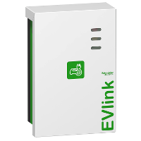 EVlink Aparcamiento, montado en la pared, 22 kW, 1xT2, estación de carga