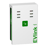 EVlink Aparcamiento, montado en la pared, 7 kW, 2xT3 -RFID-estación de carga