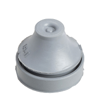 Entradas cónicas, gris, ISO M16, diámetro 5 a 7