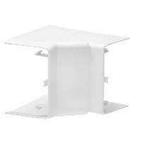 OptiLine 70, ángulo interior ajustable 80x55mm, PC/ABS, blanco polar