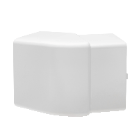 OptiLine 70, ángulo exterior ajustable 80x55mm, PC/ABS, blanco polar