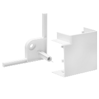 OptiLine 70, ángulo plano, 80x55mm, PC/ABS, blanco polar