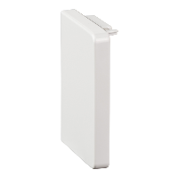 OptiLine 70, tapa final, 80x55mm, PC/ABS, blanco polar