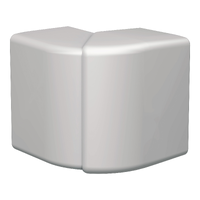 OptiLine 70, esquina externa 80x55mm- PC/ABS, aluminio metalizado